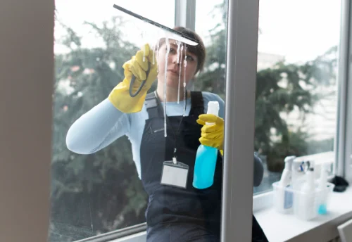 Nettoyage de vitres intérieures et extérieures à Plumelin